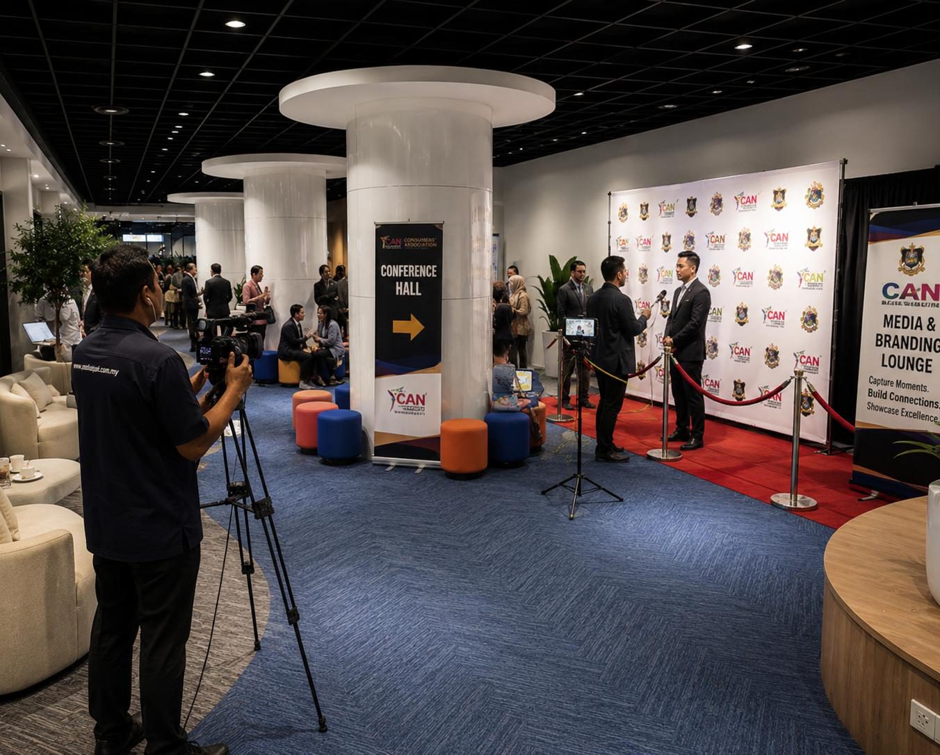 Media & branding lounge